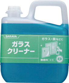サラヤ ガラスクリーナー5kg【50125】(清掃用品・洗剤・クリーナー)