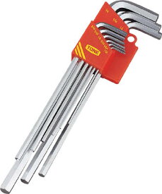 TONE マスターツールロング六角棒L形レンチセット 吋目 9pcs【ALB900】(ドライバー・六角棒レンチ・六角棒レンチ)【送料無料】