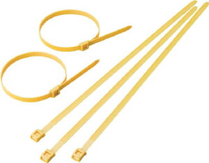 TRUSCO �J���[�C�����C���P�[�u���^�C��9�D0×255�ő�74 100�{���yTFCVR-255Y�z(�d�ݔz�����i�E�P�[�u���^�C)