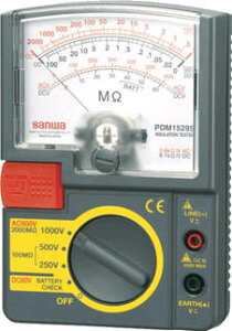 SANWA �A�i���O�≏��R�v 500V�^250V�^125V�yPDM5219S�z(�v���@��E�d�C�����)�y���������z