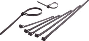 TRUSCO イージーリリ−スタイ幅4.5mm×125mm最大結束φ30耐候性【TRERHV-125MW】(電設配線部品・ケーブルタイ)