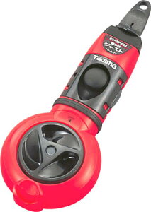 タジマ ピーライン墨つぼジャスト赤/20m【PS-JUST-R】(測量用品・墨つぼ・チョークリール)