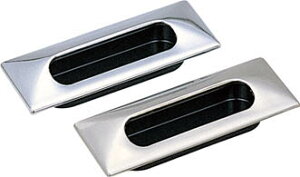 スガツネ工業 埋込取手UTZ型UTZ−130WB(100−010−225)【UTZ-130WB】(建築金物・工場用間仕切り・引戸用取手)