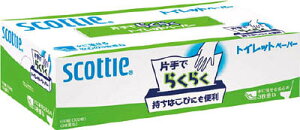 クレシア スコッティ 片手でらくらくトイレットペーパー 100組(300枚入)【29100-1P】(労働衛生用品・トイレ用品)