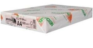 アピカ ニューファインカラー ピンク A4 500枚 NFCA4PN