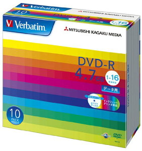 OHwfBA Verbatim DVD-R 4.7GB 1L^p 1-16{ 5mmP[X 10pbN ChΉ zCg[x