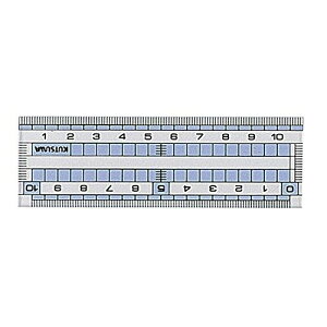 クツワ コモグラス直線定規 HS110C