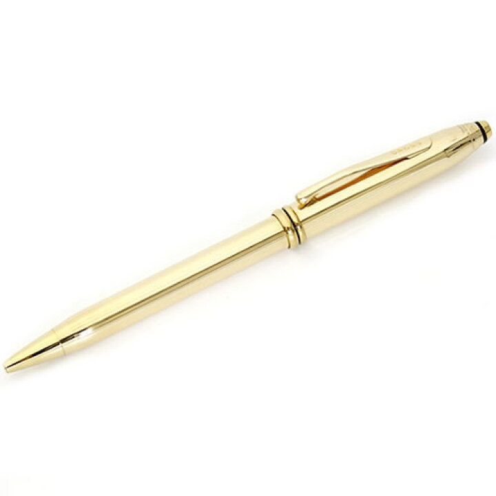 楽天市場】クロス タウンゼント 18金張 イエローゴールド ボールペン  
