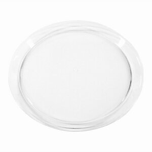 タイガークラウン ケーキトレー オードブル皿 丸型 クリア 透明 25cm(代引不可)