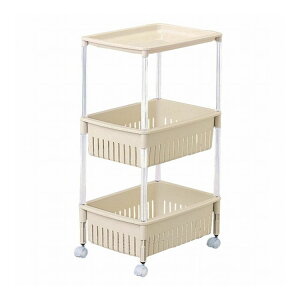 �T���R�[�v���X�`�b�N ���{�� �L�b�`�����S�� ���[�`�F���S�� 3�i ��28.5cm ���s39cm ����67.7cm �x�[�W�� ���[�`�F���S�� TM-21 BE(����s��)�y���������z