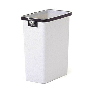 サンコープラスチック 日本製 ゴミ箱 10L ルンバ 角型 ホワイト ルンバ 角型 GR(代引不可)【送料無料】