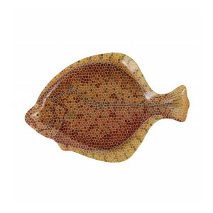 DULTON �_���g�� �v���[�g GLASS FISHERY PLATE FLOUNDER OCTOPUS �Ђ�� ���킢�� ������� �A�����J��(����s��)