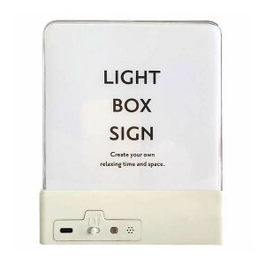 �E�H�[�����C�g LIGHT BOX SIGN �z���C�g ���m�P�[�X(����s��)�y���������z