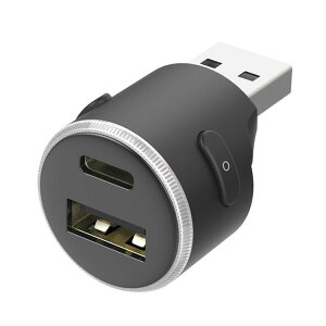 カシムラ 車載用USB電源 USB増設 イルミライト付 USB-A×1 USB-C×1 DC-061【ポイント10倍】