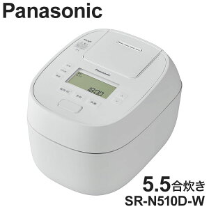 SR-N510D-W Panasonic �ψ���IH�W���[���ъ� �p�i�\�j�b�N ���ǂ萆�� �_�C�������h�}�� 5.5�� �z���C�g ���ъ� 5.5�������y���������z