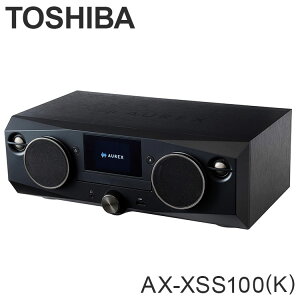 ���� CD/FM���C�����X�X�s�[�J�[�V�X�e�� AX-XSS100(K) �u���b�N TOSHIBA Bluetooth ���W�I �~�j�R���| AUREX�y�|�C���g10�{�z�y���������z