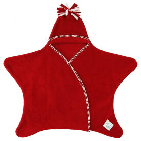 Tuppence & Crumble タッペンスアンドクランブル 星型フリースアフガン スターラップ 0-4M レッド 1個 新生児~生後4ヶ月頃【送料無料】