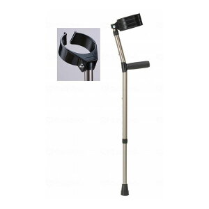 クリスタル産業 ロフストランドクラッチ(Bアームカフ) ブルー M KR-106B(代引不可)【送料無料】