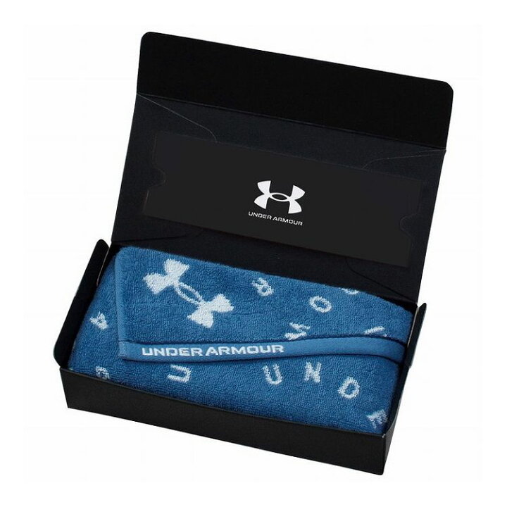 楽天市場 アンダーアーマー スポーツタオル Ua 025 Bl 国産 かっこいい タオル 送料無料 リコメン堂