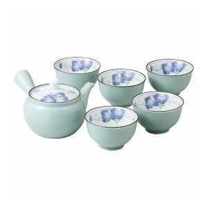 波佐見焼 掛分ぶどう M急須茶器揃 31808(代引不可)【ポイント10倍】【送料無料】