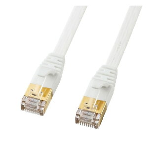 �T�����T�v���C CAT7�E���g���t���b�gLAN�P�[�u��(3m�A�z���C�g) KB-FLU7-03W(����s��)