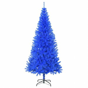 vidaXL �N���X�}�X�c���[ �X�^���h�t �u���[ 180cm PVC���z�[��&�K�[�f�� �f�R���[�V���� �V�[�Y��&�z���f�[�f�R���[�V���� �N���X�}�X�c���[(����s��)