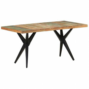 vidaXL _CjOe[u 160x80x76 cm C̍Đ؍މƋ e[u Lb`E_CjO[e[u(s)