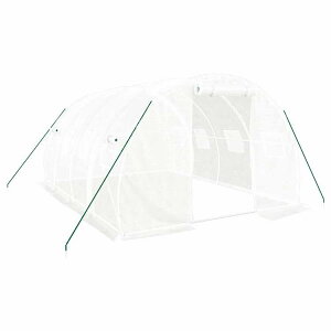 vidaXL ����(�X�`�[���t���[���t���A��)12�������[�g�� 4x3x2m �z�[��&�K�[�f�� ��&�K�[�f�� �K�[�f�j���O �O���[���n�E�X�E����