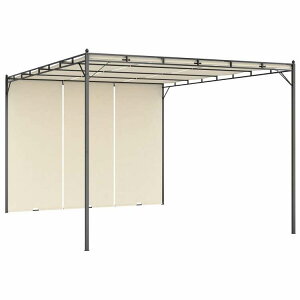 vidaXL �K�[�f���K�[�{ �T�C�h�J�[�e���t�� 3x3x2.25m �N���[�� �z�[��&�K�[�f�� ��&�K�[�f�� �A�E�g�h�A���r���O �A�E�g�h�A�X�g���N�`���[ �L���m�s�[�E�K�[�{