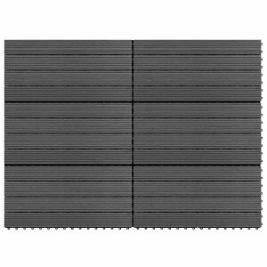 vidaXL WPC ^C 60x30 cm 6_ 1m[2] O[ n[hEFA z t[OEJ[ybgyz