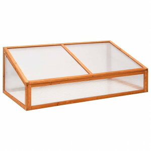 vidaXL ���� �I�����W 110x58.5x39 cm ���~�̖؃z�[��&�K�[�f�� ��&�K�[�f�� �K�[�f�j���O �O���[���n�E�X�E����(����s��)
