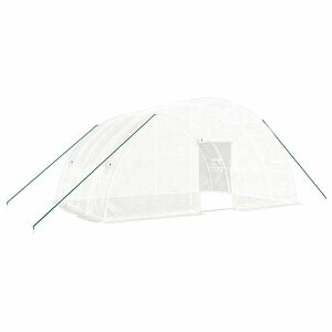 vidaXL �X�`�[���t���[������(��)24�������[�g�� 6x4x2.85m �z�[��&�K�[�f�� ��&�K�[�f�� �K�[�f�j���O �O���[���n�E�X�E����