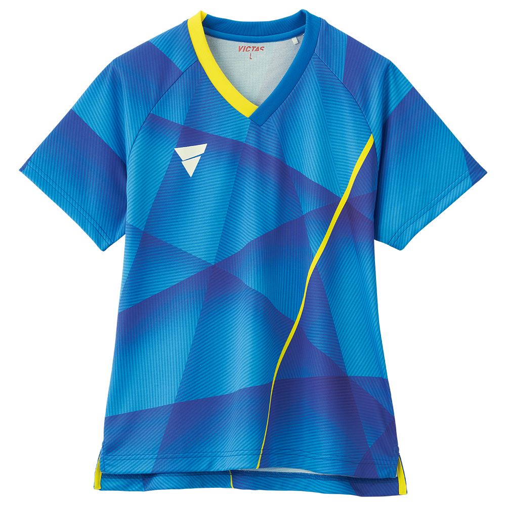 値頃 送料無料 とっておきし新春福袋 VICTAS 卓球ゲームシャツ V-LGS201 レディース用 カラー 卓球 031485 ブルー