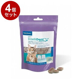 【4個セット】 ビルバックジャパン C.E.T.インテリデント 猫用 90粒【送料無料】