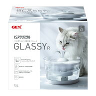 ジェックス ピュアクリスタル グラッシーR 1.5L 猫用 ペット用給水器 給水機 水飲み器 水飲み 自動 給水…