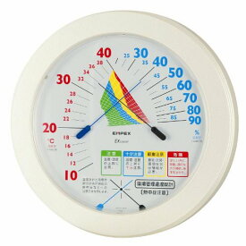EMPEX 温度計 環境管理 温・湿度計「熱中症注意」 掛用 TM-2482【送料無料】