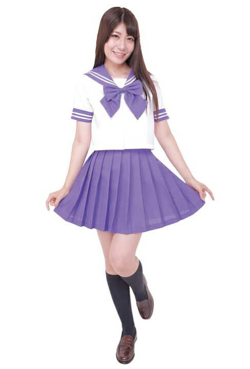 楽天市場】カラーセーラー 紫4L コスプレ 衣装 レディース 制服(代引 