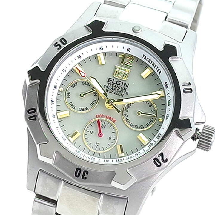 楽天市場】エルジン ELGIN 腕時計 メンズ FK1424TI-BR クォーツ ライト 