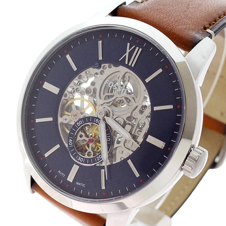 楽天市場 フォッシル Fossil 腕時計 メンズ Me3154 自動巻き ブルー ブラウン 送料無料 リコメン堂ファッション館
