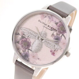 オリビアバートン OLIVIA BURTON 腕時計 レディース OB16EM05 クォーツ ピンク グレー【送料無料】