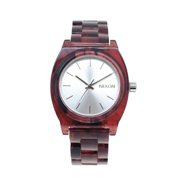 ニクソン NIXON 腕時計 レディース A1214200 クォーツ シルバー ボルドー【送料無料】｜リコメン堂ファッション館