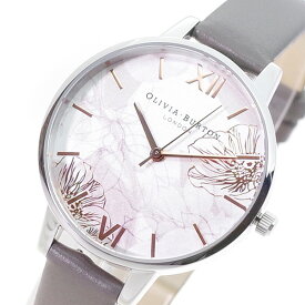 オリビアバートン OLIVIA BURTON 腕時計 レディース OB16VM32 クォーツ ホワイト グレー【送料無料】