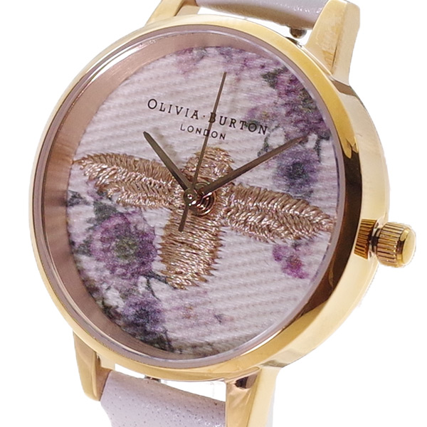 最大5万円OFFクーポン！ オリビアバートン OLIVIA BURTON 腕時計 レディース OB16EM06 クォーツ ベージュ オフホワイト 