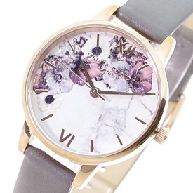 オリビアバートン OLIVIA BURTON 腕時計 レディース OB16MF08 クォーツ ホワイト グレー【送料無料】