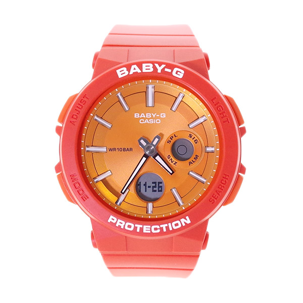 カシオ CASIO 腕時計 レディース BGA-255-4A ベビーG BABY-G クォーツ オレンジ | リコメン堂ファッション館