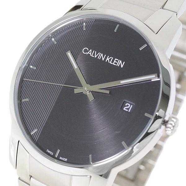 完売 カルバンクライン CALVIN KLEIN 腕時計 メンズ K2G2G14Y CITY シティ クォーツ ブラック シルバー 無料長期保証  -www.828.co.jp