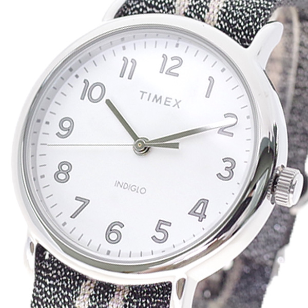 タイメックス TIMEX 腕時計 メンズ レディース TW2R92200 WEEKENDER ウィークエンダー クォーツ ホワイト ラメブラック  ゴールド | リコメン堂ファッション館