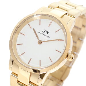 �_�j�G���E�F�����g�� DANIEL WELLINGTON �r���v ���f�B�[�X DW00100211 Iconic Link 32mm �N�H�[�c �z���C�g ���[�Y�S�[���h