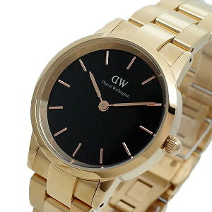 �_�j�G���E�F�����g�� DANIEL WELLINGTON �r���v ���f�B�[�X DW00100212 Iconic Link 32mm �N�H�[�c �u���b�N ���[�Y�S�[���h