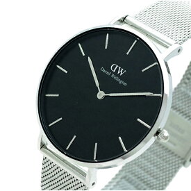 ダニエルウェリントン DANIEL WELLINGTON 腕時計 レディース DW00100304 Classic 36mm クォーツ ブラック シルバー Sterling【送料無料】